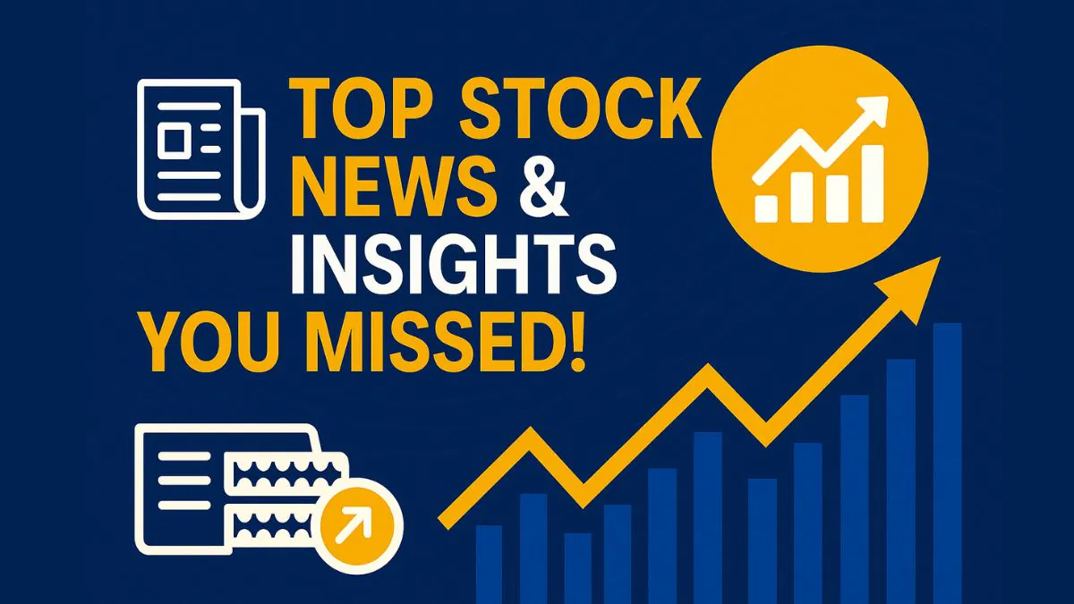 Stock Markets Today News