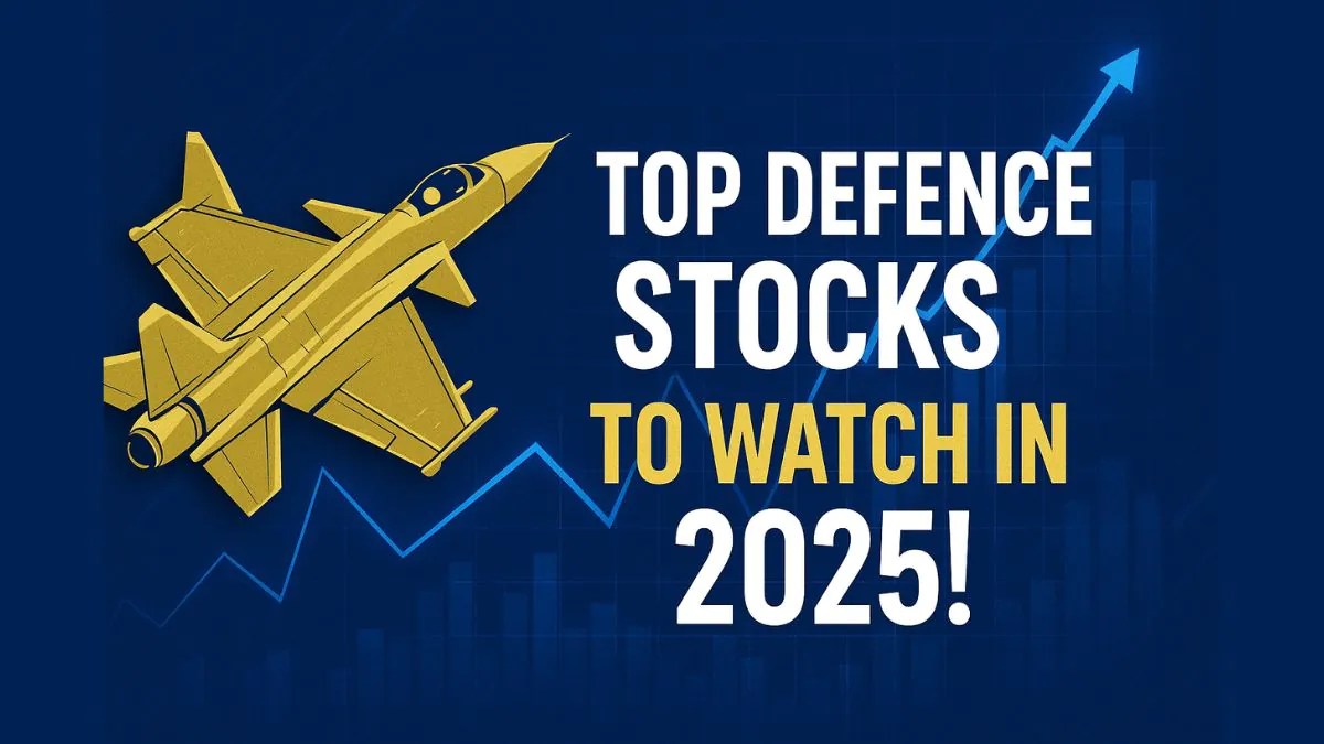 Illustration of top defence sector companies representing the best defence sector stocks for 2025, ideal for those looking to invest in the stock market.